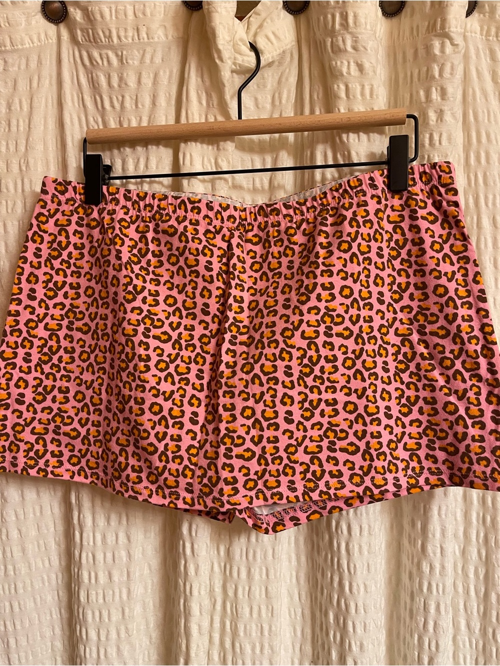 Urban Outfitters Pink Leopard Print Shorts